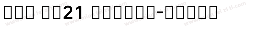New HD21 Arabic字体转换